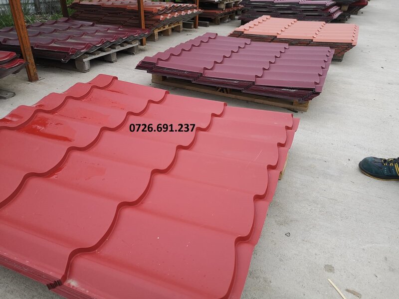 Promotie tabla cutata si tigla metalica 0.30mm-0.50mm grosime